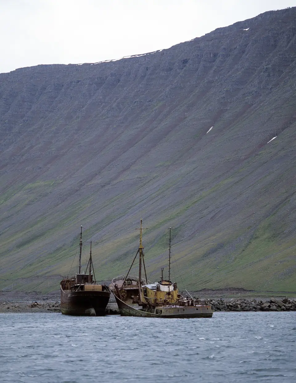 Båter i havna i Ísafjörður